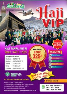 Paket Haji VIP 2025 tanpa antri - Salma Tour