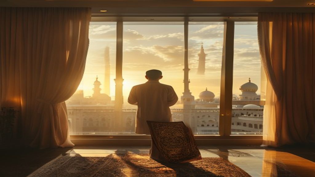 AI Image: paket umroh bintang 5 hotel dekat masjidil haram - salma tour ilustrasi