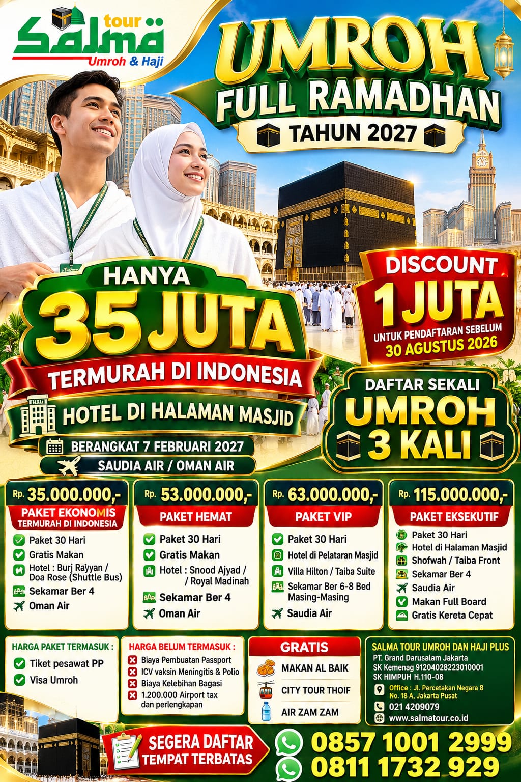 Umroh Full Ramadhan 2027