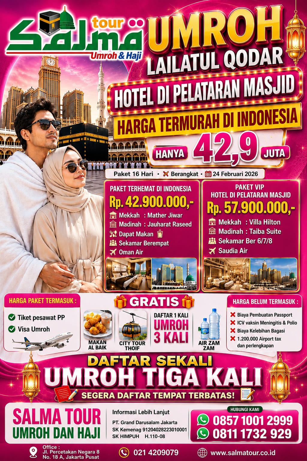 Umroh Lailatul Qodar 2027 Termurah