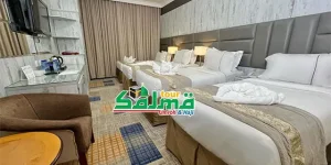 Suasana kamar Hotel Nada Al Jowar Madinah dalam paket Salma Tour