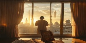 AI Image: paket umroh bintang 5 hotel dekat masjidil haram - salma tour ilustrasi